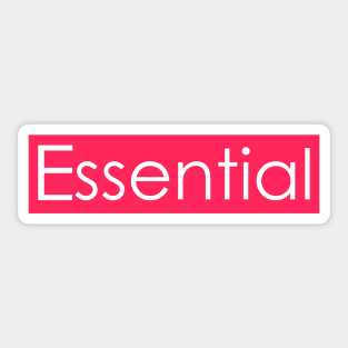 Essential Worker Sticker